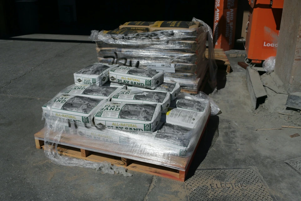 a pallet full of stacks of $ 1 bills